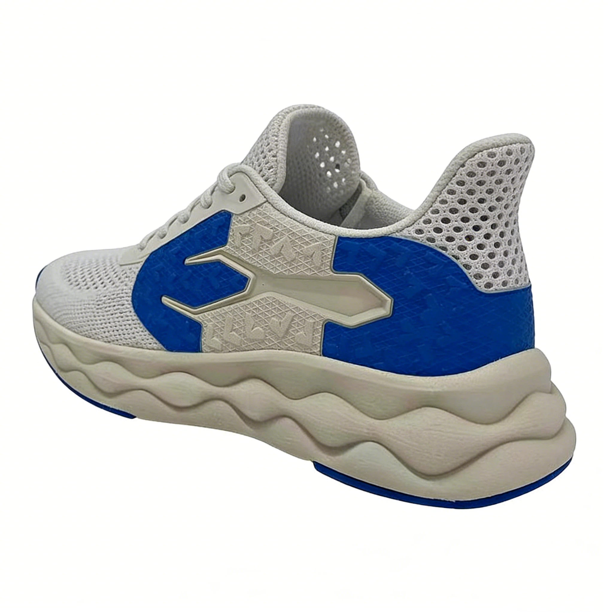 根据鞋底设计适配鞋子 Children's blue and white sole shoes - Image 3