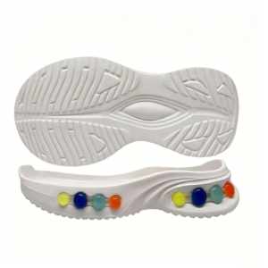 candy colored girl's shoes sole