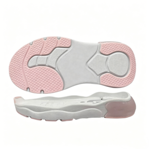 white powder multi color girl's shoes sole